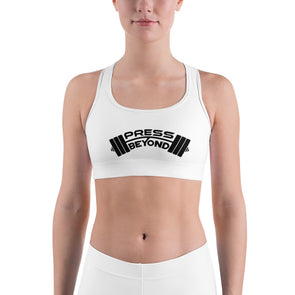 Press beyond Sports bra